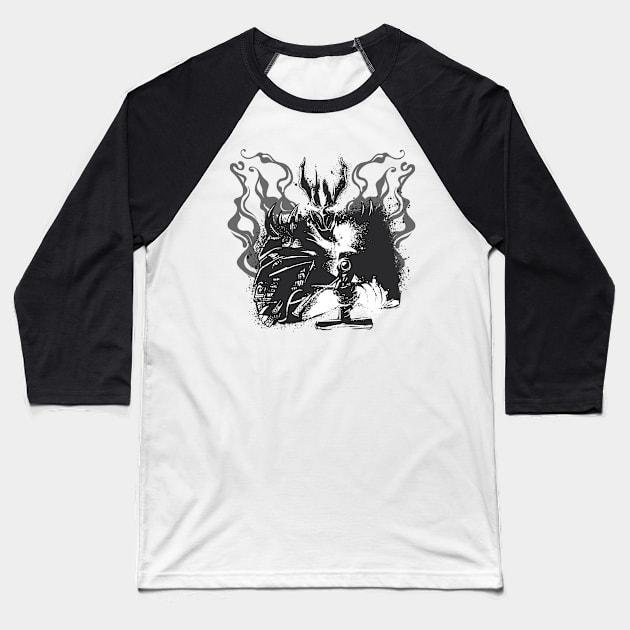 Ash Knight Baseball T-Shirt by LR_Collections